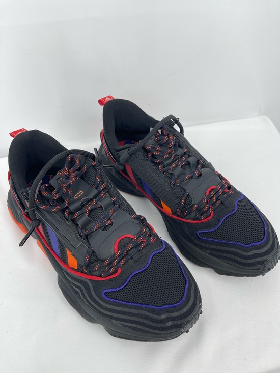 adidas Other - adidas Black Sneakers with Red, Orange, Yellow & Blue Graphic Insole MENS 8.5